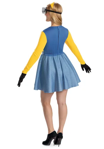 Vista 3 de Disfraz de Minion para Mujer Multicolor