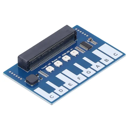 Vista 3 de Mini tablero de expansión del módulo de piano, controlador táctil capacitivo TTP229 I2C tablero de desarrollo de interfaz para micro bit