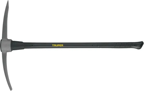 Vista 6 de Azadón cortador Truper 31612 2-1/2 libras, mango de madera, 36", Asa de fibra de vidrio