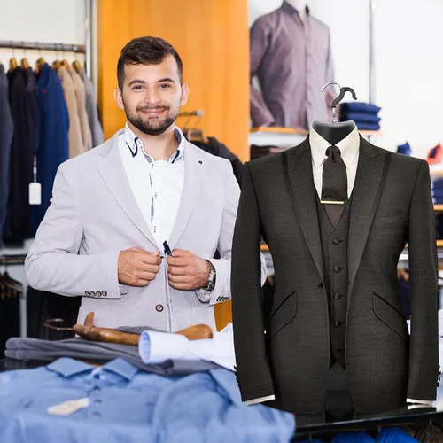 Vista 5 de Noamus Paquete de 6 torsos de maniquí masculino, forma de vestido con gancho para colgar, pantalla de camiseta, cuerpo trasero hueco, molde