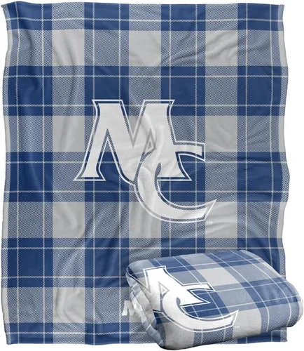 Vista 177 de LOGOVISION St John's University Campus Plaid Spirit Silky Touch Manta súper suave 36 x 58 pulgadas