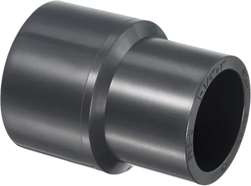 Vista 44 de PATIKIL UPVC Reductor de tubería de montaje de 1-1/2 "x 1" Socket Schedule 80, conector adaptador de acoplamiento recto, gris
