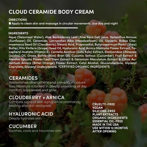 Vista 6 de Fitglow Beauty Cloud - Crema corporal de cerámica (8.45 onzas)