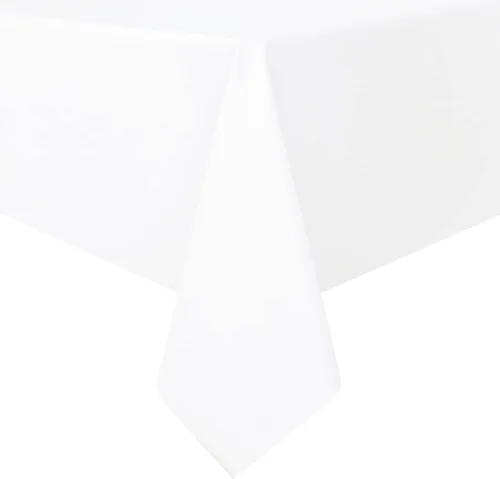 Vista 10 de Romanstile Mantel de PVC 100% impermeable, cuadrado, a prueba de derrames de aceite, resistente a las manchas, manteles de plástico fáciles de Beige