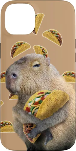Vista 15 de Capybara Capybaras Eating Taco - Carcasa para iPhone 17