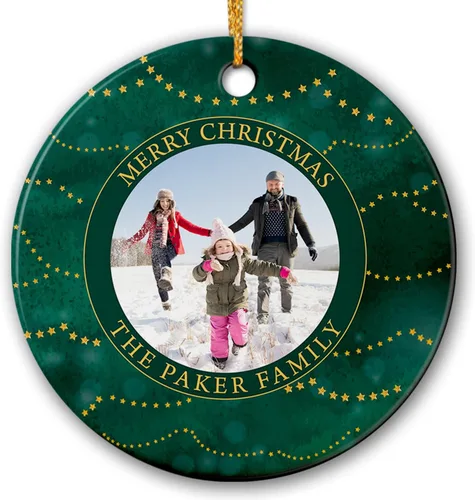 Vista 7 de Foto personalizada para el primer adorno de Navidad del bebé 2026, regalo de recuerdo del bebé, adornos de foto de primera Navidad para bebé