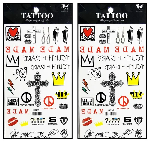 Vista 25 de Tatuajes 2 hojas de mariposas mosca de mariposa tatuajes temporales pegatinas falsas cuerpo brazo pecho hombro tatuajes para adolescentes, hombres