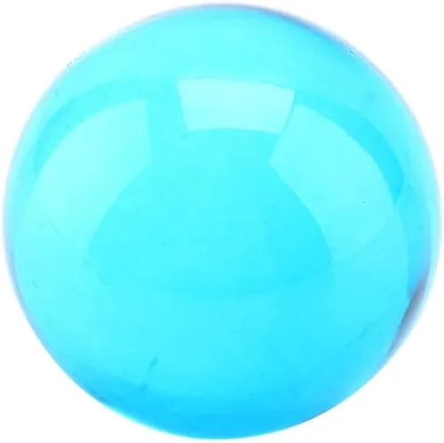 Vista 4 de Yosoo Health Gear Bola de cristal azul real, bola de cristal con base de soporte, esfera curativa de cristal de cuarzo azul real raro asiático