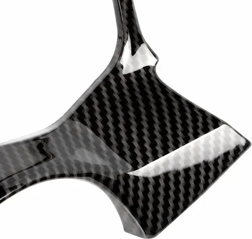 Vista 8 de Xotic Tech - Cubierta de marco de instrumentos para consola central interior, patrón de fibra de carbono, compatible con BMW Serie 3 G20 G28