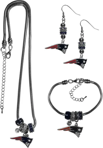 Vista 25 de Siskiyou Sports NFL womens Euro Bead Jewelry 3 piece Set