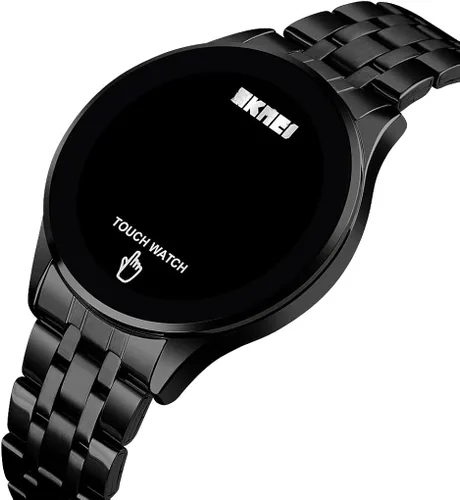 Vista 4 de Reloj digital de moda para hombre con luz de fondo resistente al agua