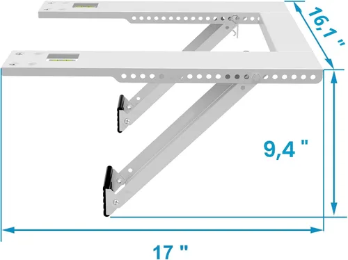 Vista 3 de Qualward soporte para aire acondicionado para ventana