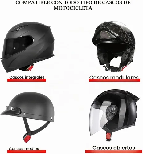 Vista 6 de Kit de hebilla de liberación rápida para casco de motocicleta, correa de clip de barbilla de acero inoxidable, se instala sin quitar broches