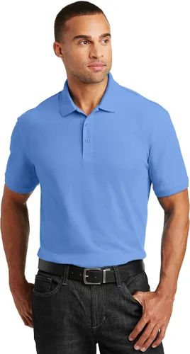 Vista 11 de Port Authority Unisex Core Classic Pique Polo Negro profundo