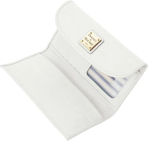 Vista 3 de Dooney & Bourke Billetera, Saffiano Continental Cartera Embrague - Blanco, Blanco apagado, Billetera