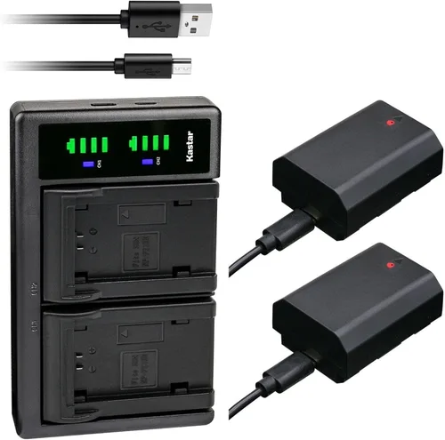 Vista 5 de Kastar Cargador de batería USB LTD2 compatible con Sony Alpha 9R α9R, Alpha A 9R, Alpha A9S α9S, Alpha A9 II A9II α9 II α9II, Alpha A7 III α7III