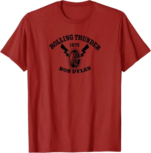 Vista 17 de Bob Dylan - Camiseta Rolling Thunder S Gris Oscuro
