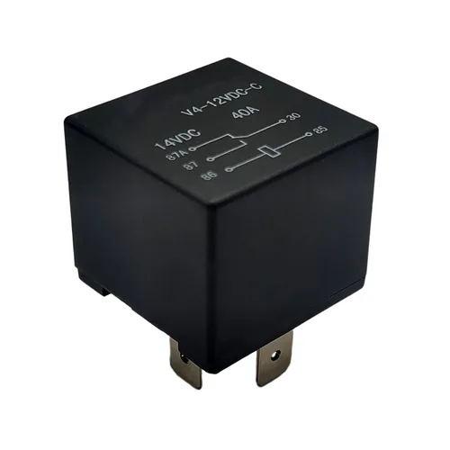 Vista 4 de 12VDC-C 15-50961 Relé automotriz multiusos, operación automática, contacto plateado, clasificación 30A, voltaje de conmutación 5-12V