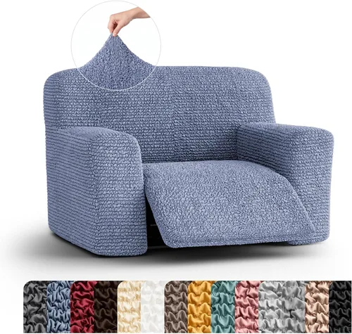 Vista 10 de PAULATO BY GA.I.CO. Funda para sillón reclinable, funda de ajuste suave, protector elástico de muebles reclinables de 1 pieza, tela hipoalergénica