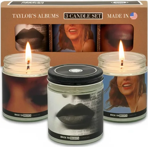 Vista 25 de Velas Back to Basics Todo lo que quiero para Navidad - Vela perfumada de 9oz de cera de soya con aroma a árbol de Navidad para decoración