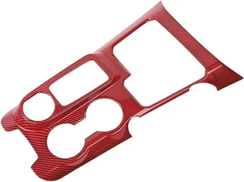Vista 21 de RAZPOY Ajuste de panel de cambio Panel de centro de consola Portavasos Compatible con Ford Bronco Sport 2021-2024, Negro