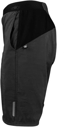 Vista 3 de Aero Tech USA MTB - Pantalones cortos acolchados para bicicleta de montaña para hombre