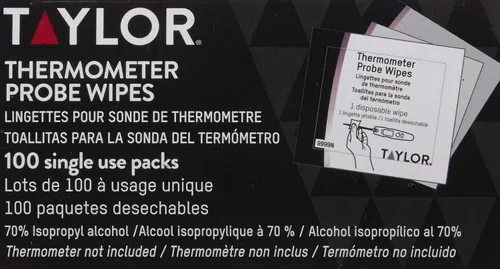 Vista 2 de Taylor Toallitas HACCP para servicio de alimentos (100 toallitas individuales), color blanco