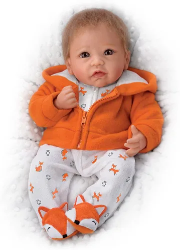 Vista 4 de The Ashton-Drake Galleries Li'l Rascal - Muñeca de bebé realista