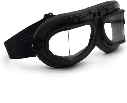 Vista 4 de kucehiup Gafas de aviador vintage para motocicleta