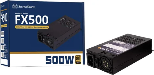 Vista 18 de SilverStone Technology - Fuente de alimentación ATX flexible de 350 watts con cables fijos y 80 Plus Gold con conector PCIe de 6 pines