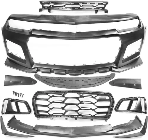Vista 5 de Cubierta de parachoques delantero para Chevrolet Camaro 2014-2015 con luces