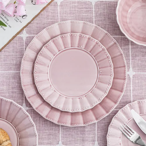 Vista 3 de HOMBENE - Juego de 4 cuencos de cerámica para pasta, de 25 onzas, estilo ondulado, ensaladas, sopa, pasta, fideos, cena, aptos para microondas