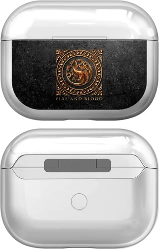 Vista 7 de Head Case Designs Funda de cristal duro transparente con licencia oficial de HBO Game of Thrones House Stark Distressed Sigils compatible