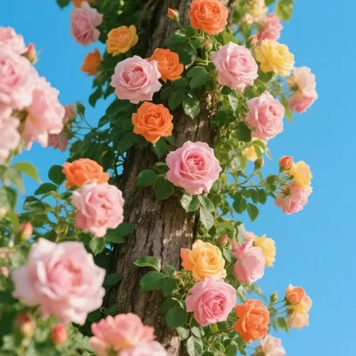 Vista 3 de 280 semillas de rosas de colores mixtos para plantar, variedad de rosas perennes para escalada y arbusto, semillas de flores tradicionales sin OMG