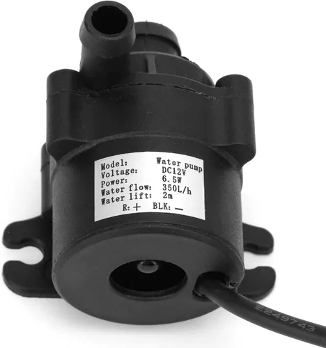 Vista 3 de Oumefar Bomba sumergible micro plástica sin escobillas de DC 12V 6.6 ft bomba de fuente para bombeo de tanque de peces