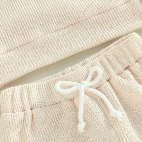 Vista 6 de Shejingb Sudadera con estampado de letras de gofre, ropa de otoño e invierno