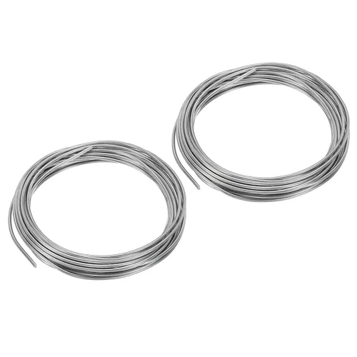 Vista 9 de PATIKIL Alambre de zinc de alta pureza, alambre de zinc puro calibre 9 de 0.118 in, herramienta de experimento científico de laboratorio de cuentas