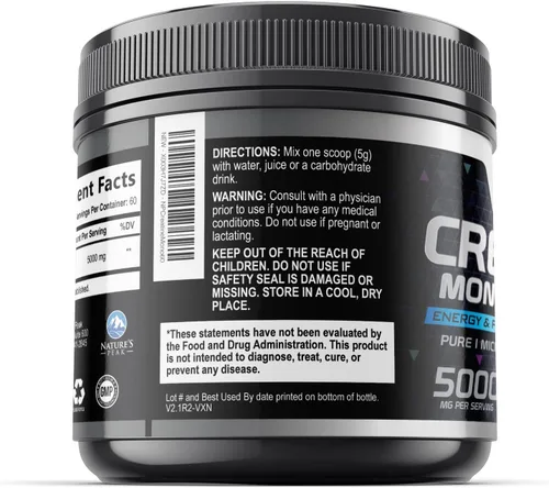 Vista 8 de Monohidrato de creatina, 5000 mg por porción, suplemento de creatina micronizada pura en polvo para hombres y mujeres, sin sabor, la creatina