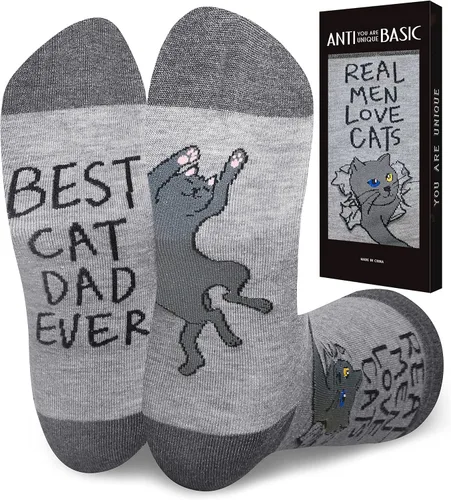 Vista 2 de Calcetines novedosos de regalo para hombres, Corgi World Cup Soccer Beer Fox Snake Break a Leg Socks