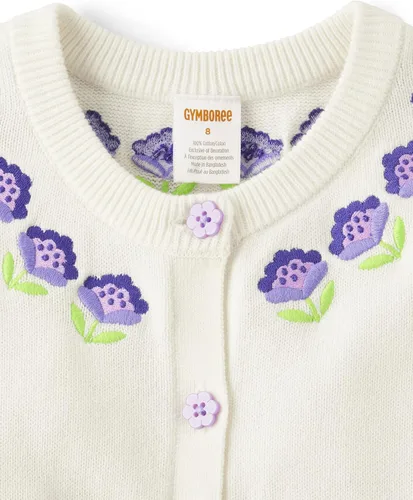 Vista 2 de Gymboree Girls' and Toddler Long Sleeve Cardigan Button Up Sweater