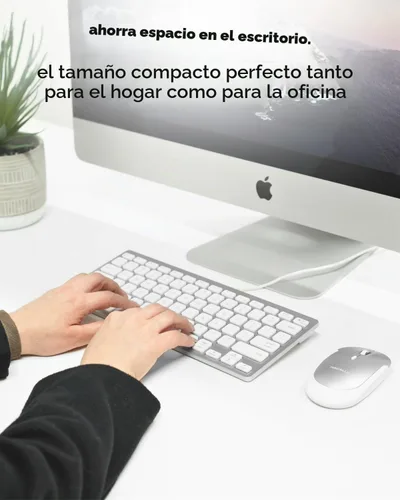 Vista 2 de Macally Teclado USB C con cable para Mac (USB C + USB A) - Teclado compatible para MacBook Pro/Air, iMac y MacMini - Teclado compacto Mac