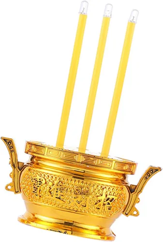 Vista 8 de NUOBESTY Led Buddha Censer - Soporte eléctrico para incienso para decoración del hogar