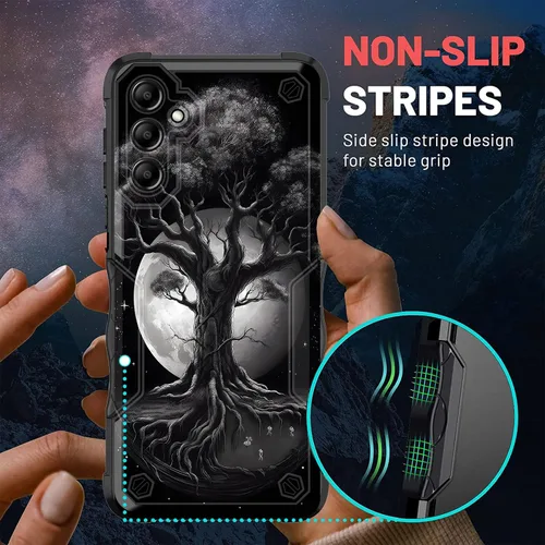 Vista 143 de Funda para Galaxy A14 5G, [Doble Capa][Protección contra Caídas de Grado Militar de 10 Pies] [Antideslizante] Funda Resistente a Prueba de Golpes