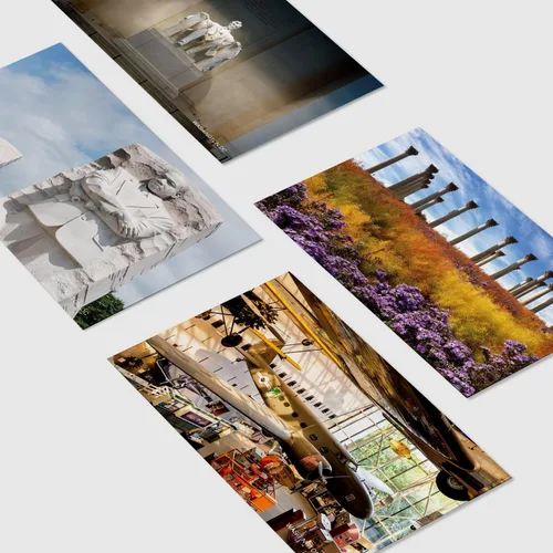 Vista 4 de Paquete de 20 postales vintage de Estados Unidos Washington DC paisaje, tarjetas postales de todo el mundo, tarjetas de felicitación para viajes