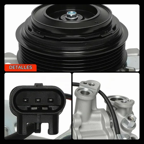 Vista 9 de A-Premium Compresor de aire acondicionado AC con embrague Compatible con Mercedes-Benz C250, C300, C350e, C43 AMG, C63 AMG, E200, E250, E300, E350