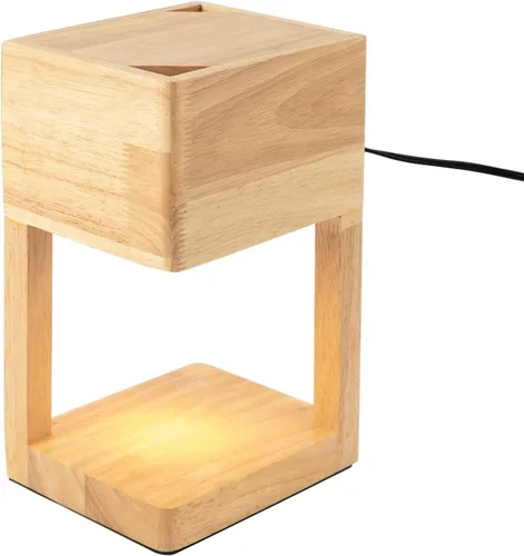 Vista 16 de Lámpara de Mesa, Lámpara de Mesita de Noche Tradicional, Lámpara de Escritorio, Lámpara Geométrica con Sombra para Sala de Estar, Dormitorio
