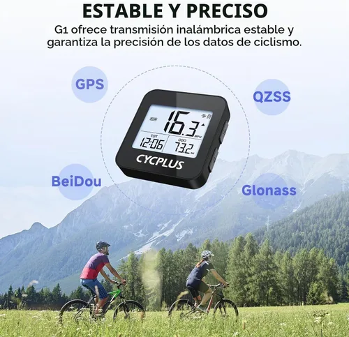 Vista 7 de CYCPLUS Bomba de bicicleta AS2PRO + GPS Bike Computer G1