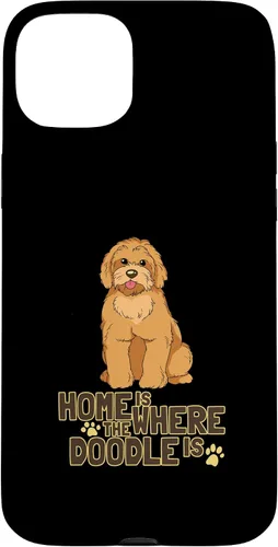 Vista 8 de Funda dorada para iPhone 11 Goldendoodle Dood Funny Doodle Dog
