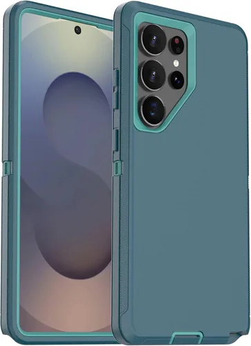 Vista 25 de Gurible - Funda para Samsung Galaxy S21 Plus, protección resistente de 3 capas, a prueba de golpes, a prueba de polvo, antiarañazos, con cubierta