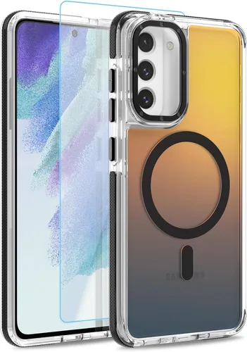 Vista 171 de Funda magnética para Google Pixel 10 Pro XL [compatible con Magsafe] [bonito diseño fluorescente de moda] a prueba de golpes, delgada, translúcida